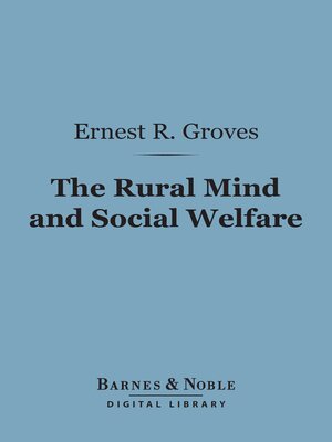 cover image of The Rural Mind and Social Welfare (Barnes & Noble Digital Library)